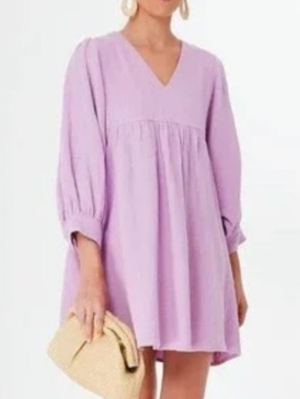 POMANDER PLACE Lavender Gauze Millie Dress Medium NWT